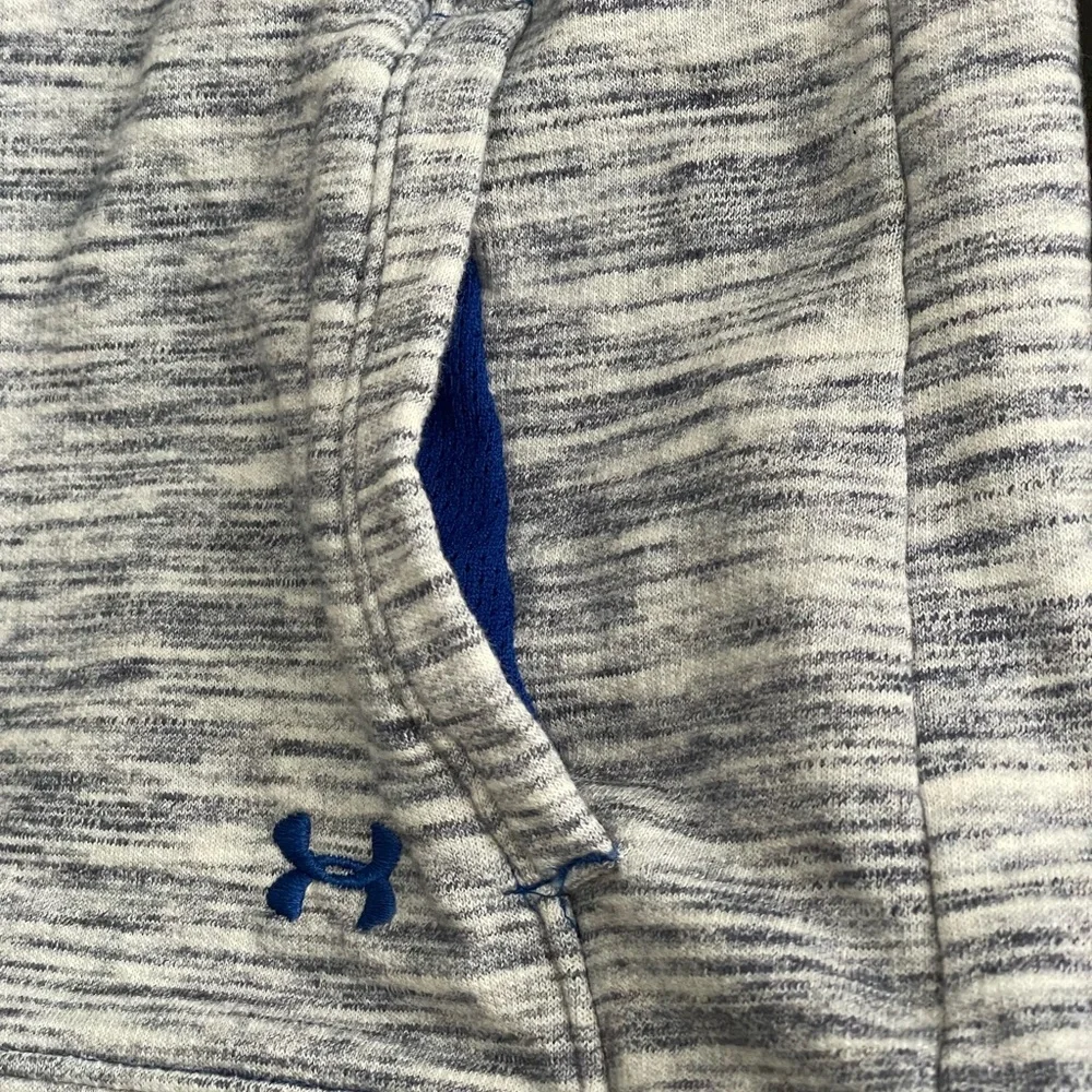 Under Armour Girls Charged Cotton Storm Marble Hoodie Sz 4-6